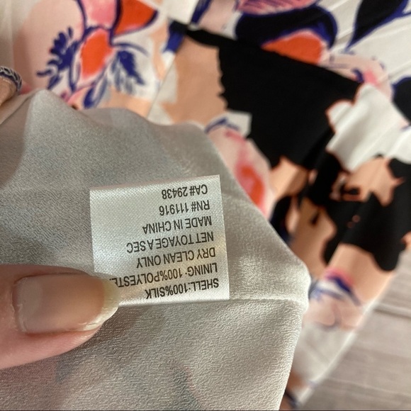 YUMI Kim Pink Silk Floral Babydoll Sundress Nwt - Picture 9 of 11